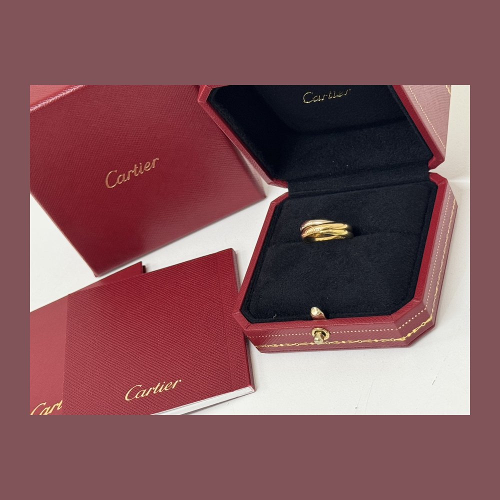 カルティエ「トリニティ」リング(箱・保証書付き) 買取実績